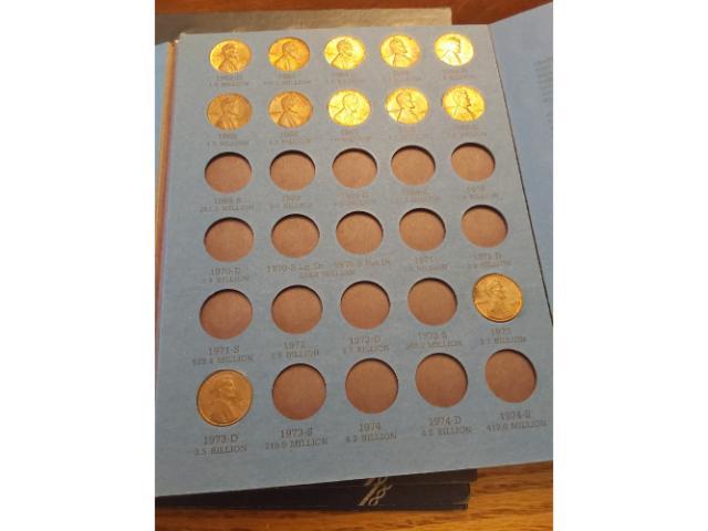 LOT OF PARTIAL LINCOLN CENT SETS
