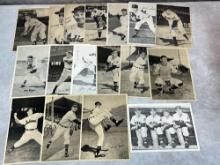(20) 1950's Cleveland Indians Assorted Photos - Avila, Easter, Lopez, Mudcat, Score