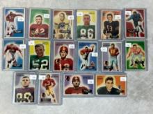 (16) 1955 Bowman Football