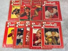 (9) Illustrated Football Annual Magazines - 1939, 1940, 1944, 1945, 1946, 1947, 1949, 1951, 1952