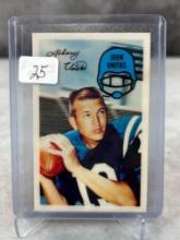 1970 Kellogg's John Unitas - Beautiful Card!