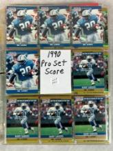 (162) 1990 Pro Set and Score Football - Sanders, Montana, Aikman, Deion, Marino, Bo
