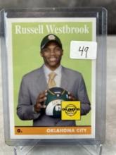 2008 Topps Russell Westbrook Rookie Card