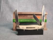 REMINGTON BULLET KNIFE MOD. 50037  IVORY PAPER MICARTA