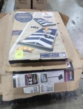pallet of games- corn hole & basketball system