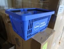 pallet of plastic hand baskets