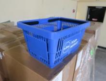 pallet of plastic hand baskets