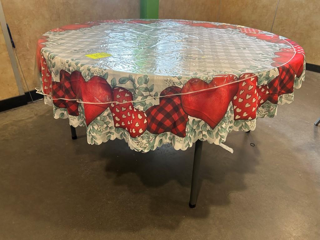 Lifetime 5ft Round Plastic Folding Table