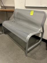 4ft Perforated Metal Bench