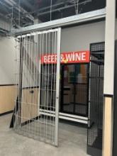 Dynamic Closures Curved Partition Gate W/ Track