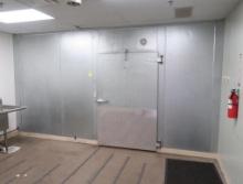 walk-in cooler, includes door & refer coil