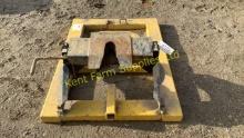 FORKLIFT PLATE TO MOVE 5TH WHEEL TRAILERS