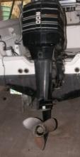1994 200 hp Mercury 2 stroke Offshore outboard motor, stainless prop, shift controls, (no wire ha...