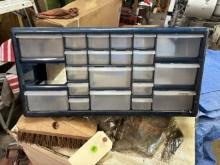 New plastic small parts cabinet