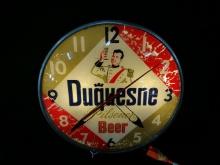 PAM Dusquesne Beer Advertising Clock