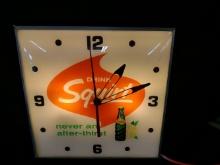 PAM Dring Squirt Lighted Advertising Clock