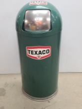 Texaco Labeled Trash Can