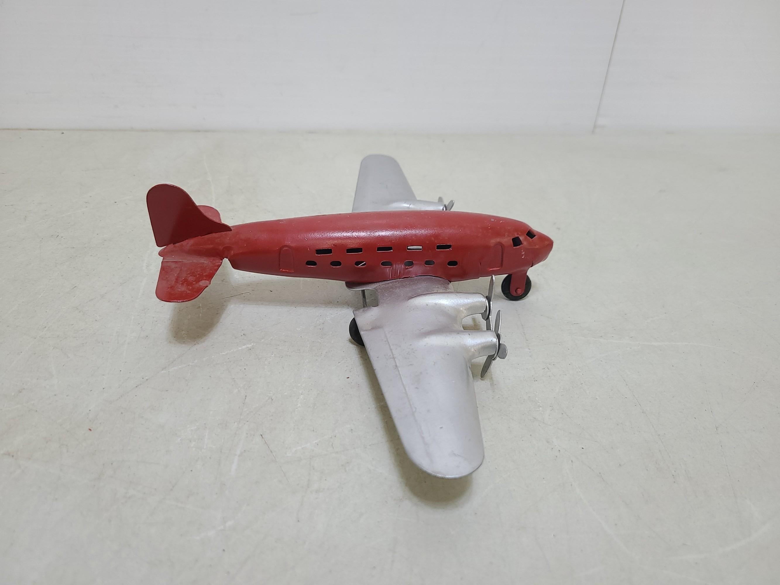 3 Tin Metal Toy Planes