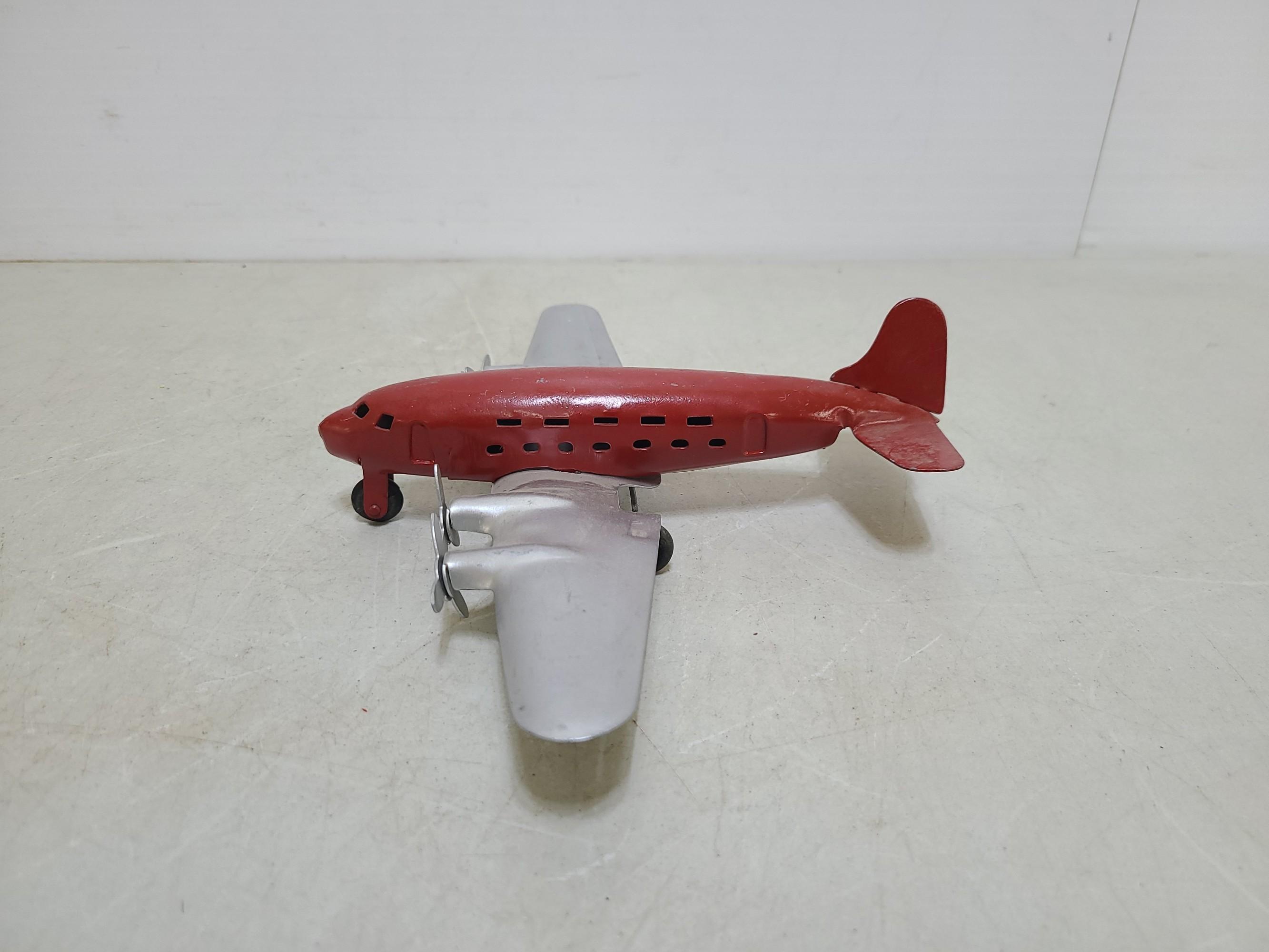 3 Tin Metal Toy Planes