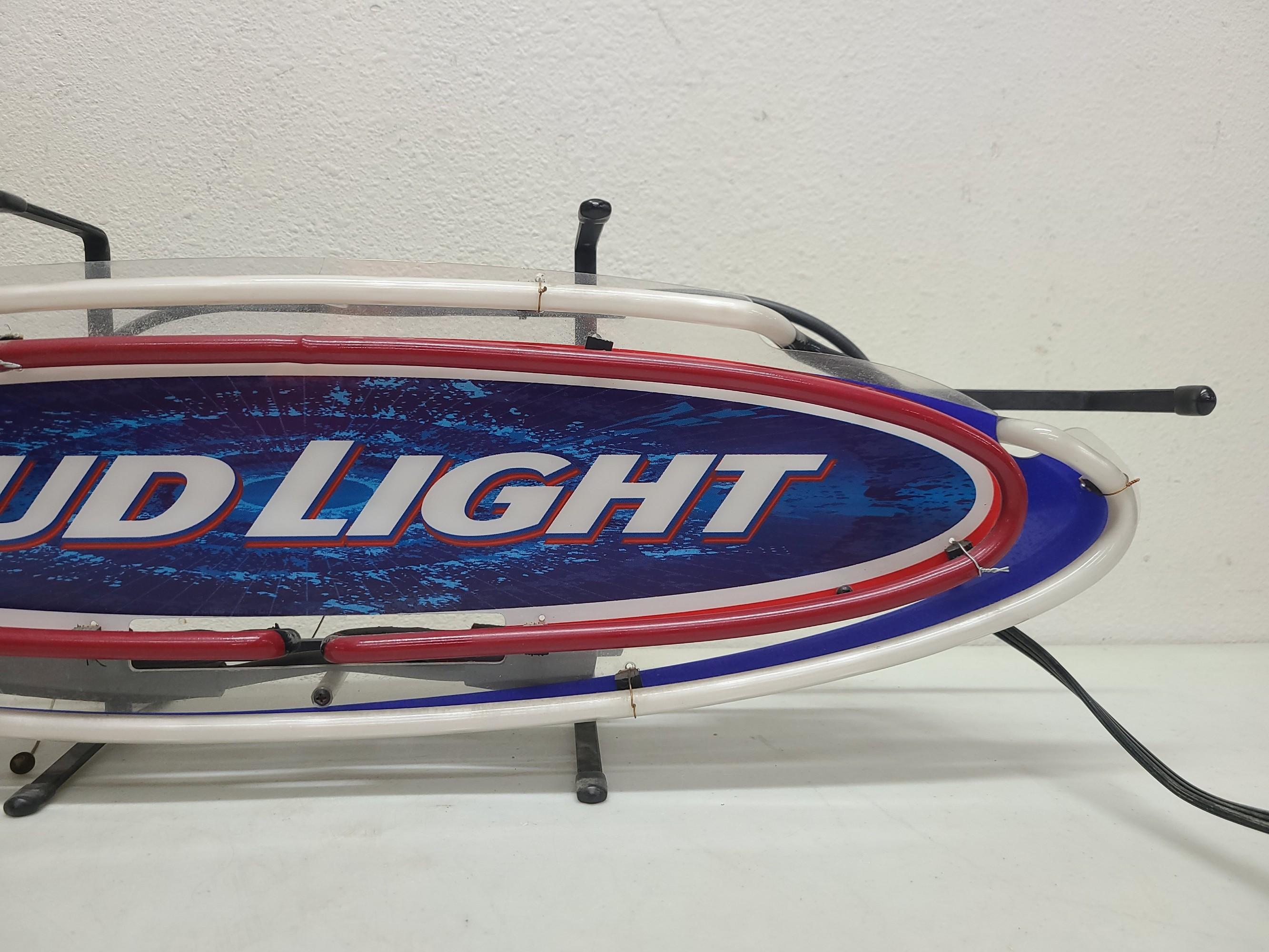 Bud Light Neon Advertising Sign