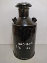 Wadhams Oil Co. Metal Can