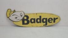 SST Embossed, Badger Farm Equipment Sign