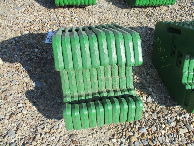 1489 10 FRONT JOHN DEERE WEIGHTS