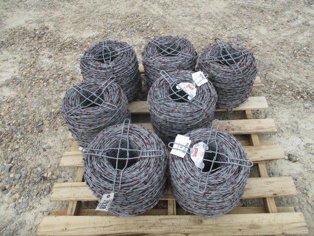 7928 7 ROLLS OF 2 PRONG BARB WIRE