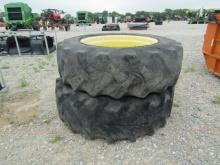 4514 42085R34 JOHN DEERE TIRES & RIMS