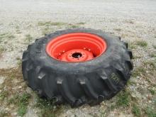 9279 1-16.9X30 KUBOTA TIRE & RIMS