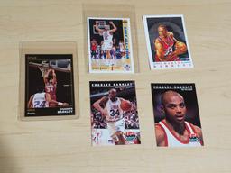 Charles Barkley Trading Cards Lot