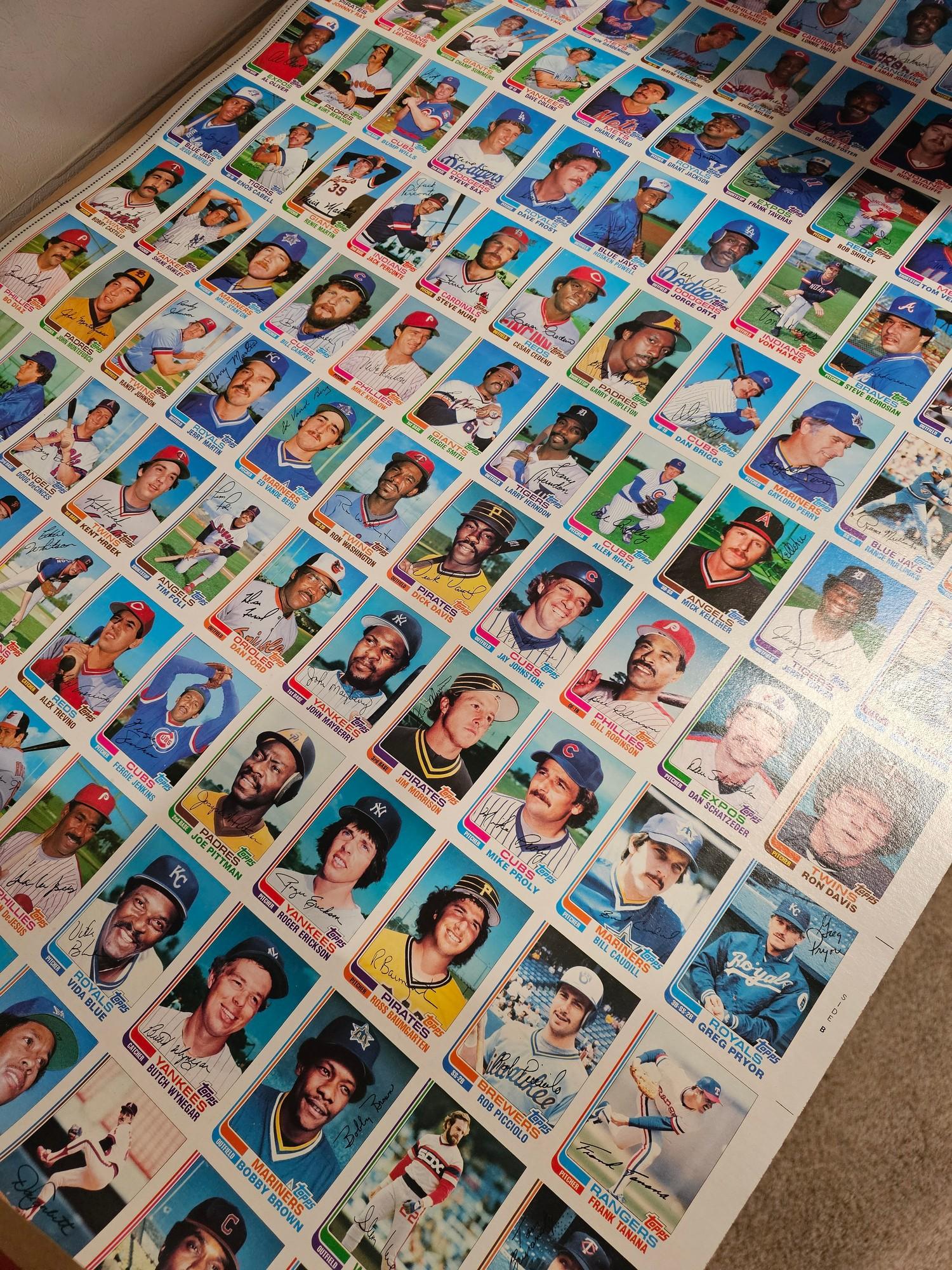 Roll of 1982 Uncut Topps Baseball Cards