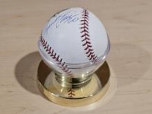 Miguel Cabrera Signed Baseball in Display Case