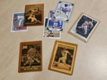 Assorted MLB Players Trading Cards in Plastic Protective Sleeves