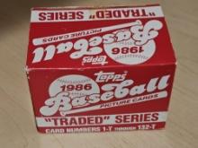 Topps 1986 Baseball Picture Cards Box
