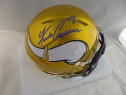 Kirk Cousins of the Minnesota Vikings signed autographed mini football helmet PAAS COA 883
