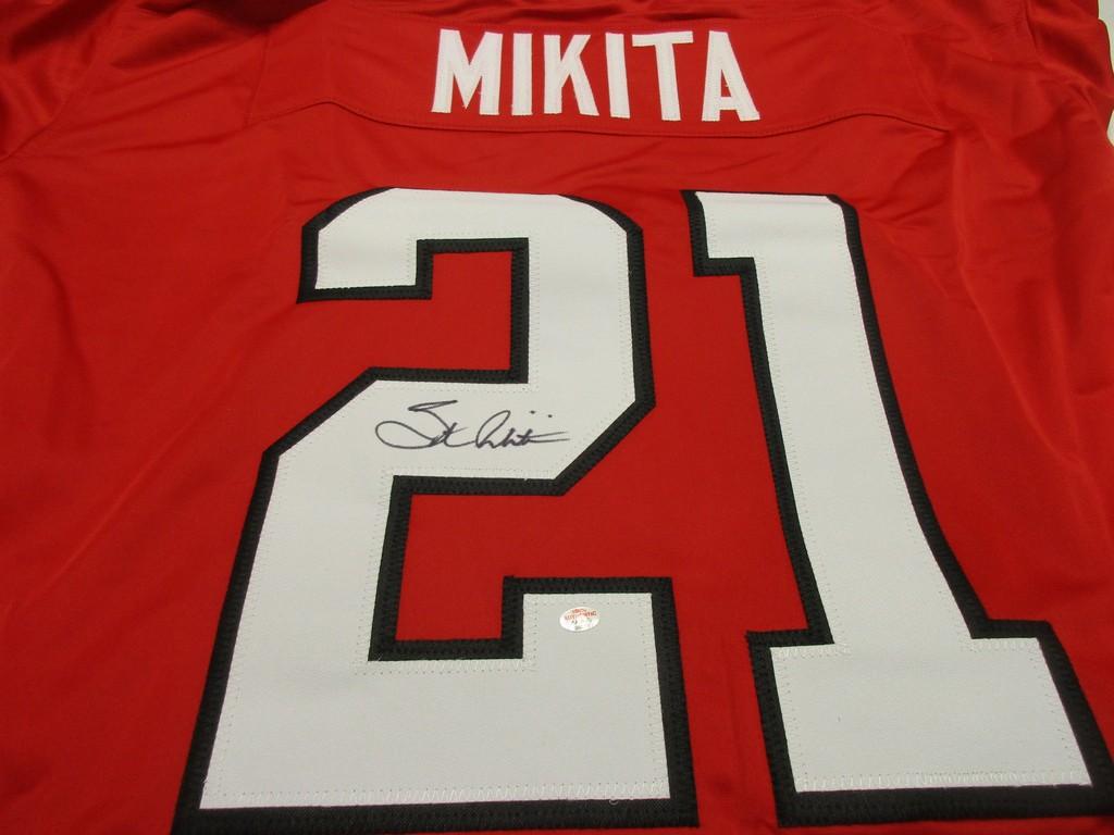 Stan Mikita of the Chicago Black Hawks signed autographed hockey jersey PAAS COA 858