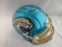 Trevor Lawrence of the Jacksonville Jaguars signed autographed mini football helmet PAAS COA 877