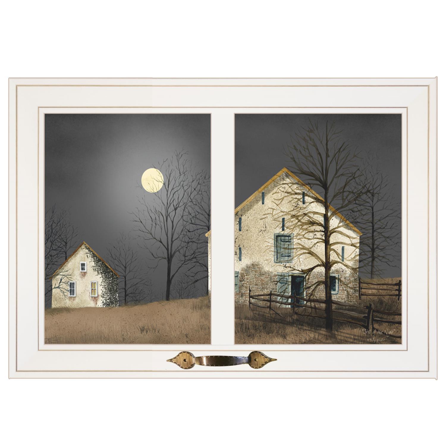 TrendyDecor4U Still Of The Night By Billy Jacobs Framed Print WBJ101A-226G