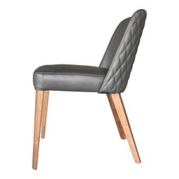 Moe's Home Contemporary Outlaw Dining Chair With Grey Finish GO-1003-29