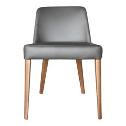 Moe's Home Contemporary Outlaw Dining Chair With Grey Finish GO-1003-29