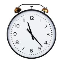 Stratton Home Decor Twin Bells Wall Clock S33493