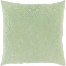 Surya Accra Global Square Pillow Cover With Mint And Moss Finish ACA003-1818