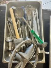 Misc. Bin of Cooking Utencils