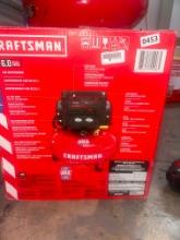 Craftsman Air Compressor 6.0 Gal (Like New - Bent Pressure Gauge)