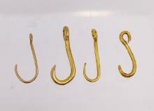 Pre-Columbian Gold Fish Hook Collection