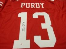 Brock Purdy of the San Francisco 49ers signed autographed football jersey PAAS COA 537