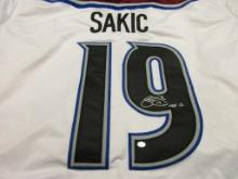 Joe Sakic of the Colorado Avalanche signed autographed hockey jersey PAAS COA 187