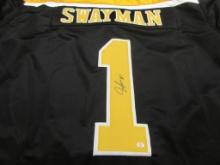 Jeremy Swayman of the Boston Bruins signed autographed hockey jersey PAAS COA 148