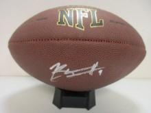 Bryce Young of the Carolina Panthers signed autographed brown football PAAS COA 710